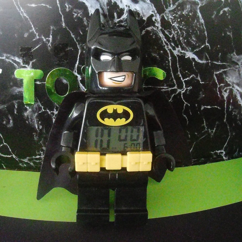 lego batman alarm clock (works)